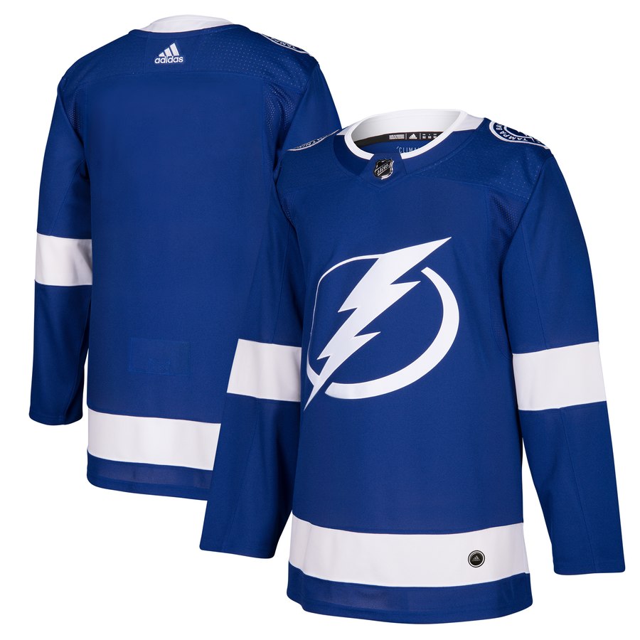 Men's Adidas Tampa Bay Lightning Blue Stitched NHL Jersey